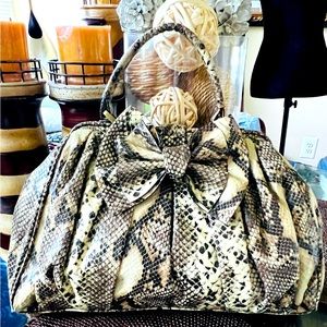 Jessica Simpson Faux snake skin bag